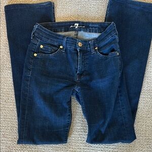 7 For All Mankind bootcut dark jeans